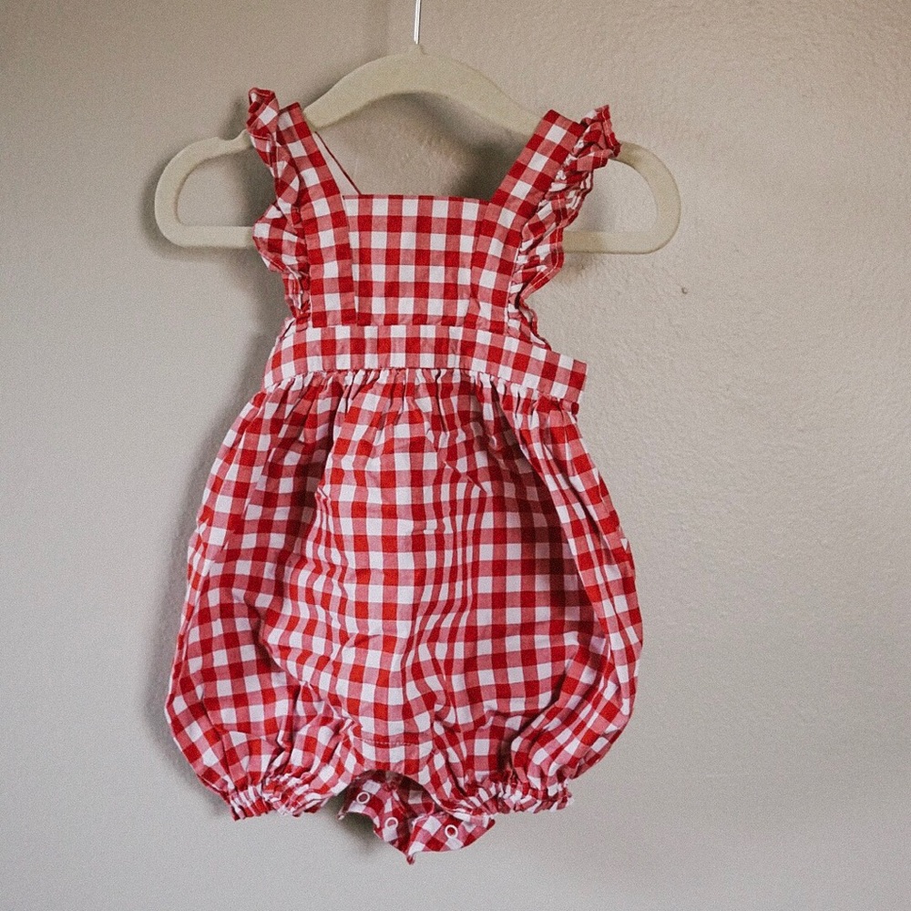 Gap romper -red checkers